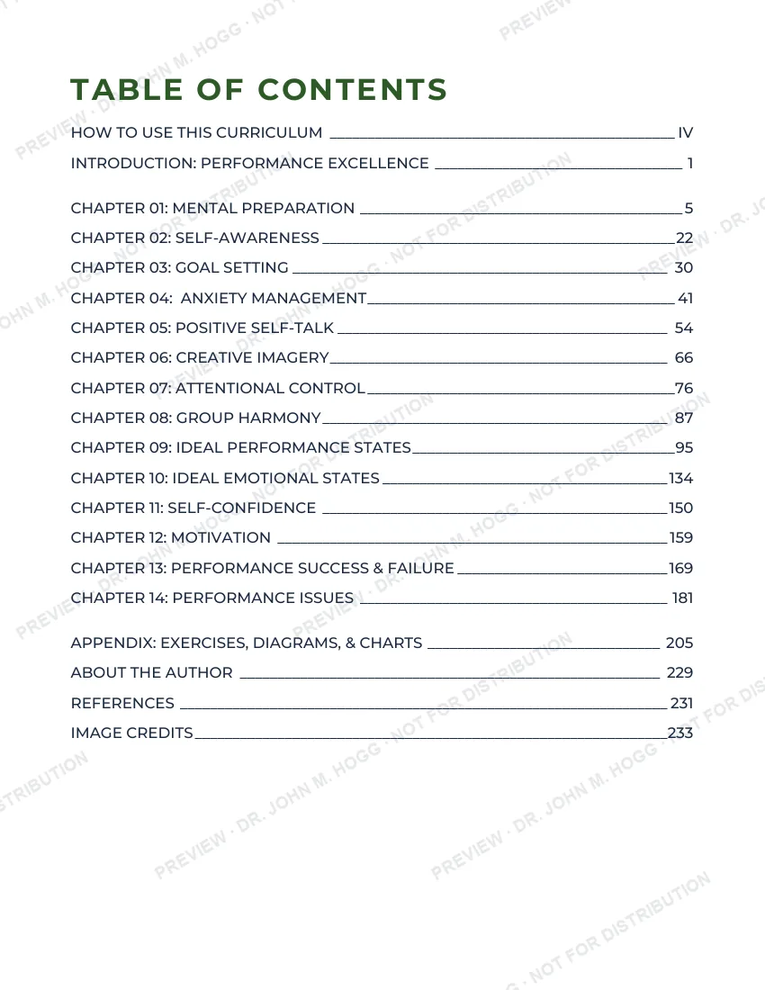 Sample page: Theory manual · table of contents