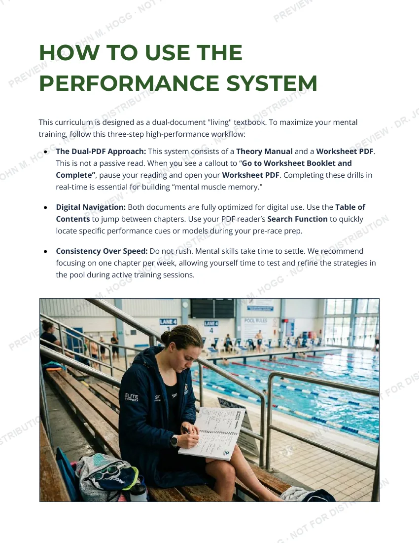 Sample page: How to use the performance system